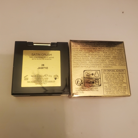 YSL SEQUIN CRUSH MONO EYESHADOW UNCOMFORMING TAUPE. BNIB - Picture 5 of 7